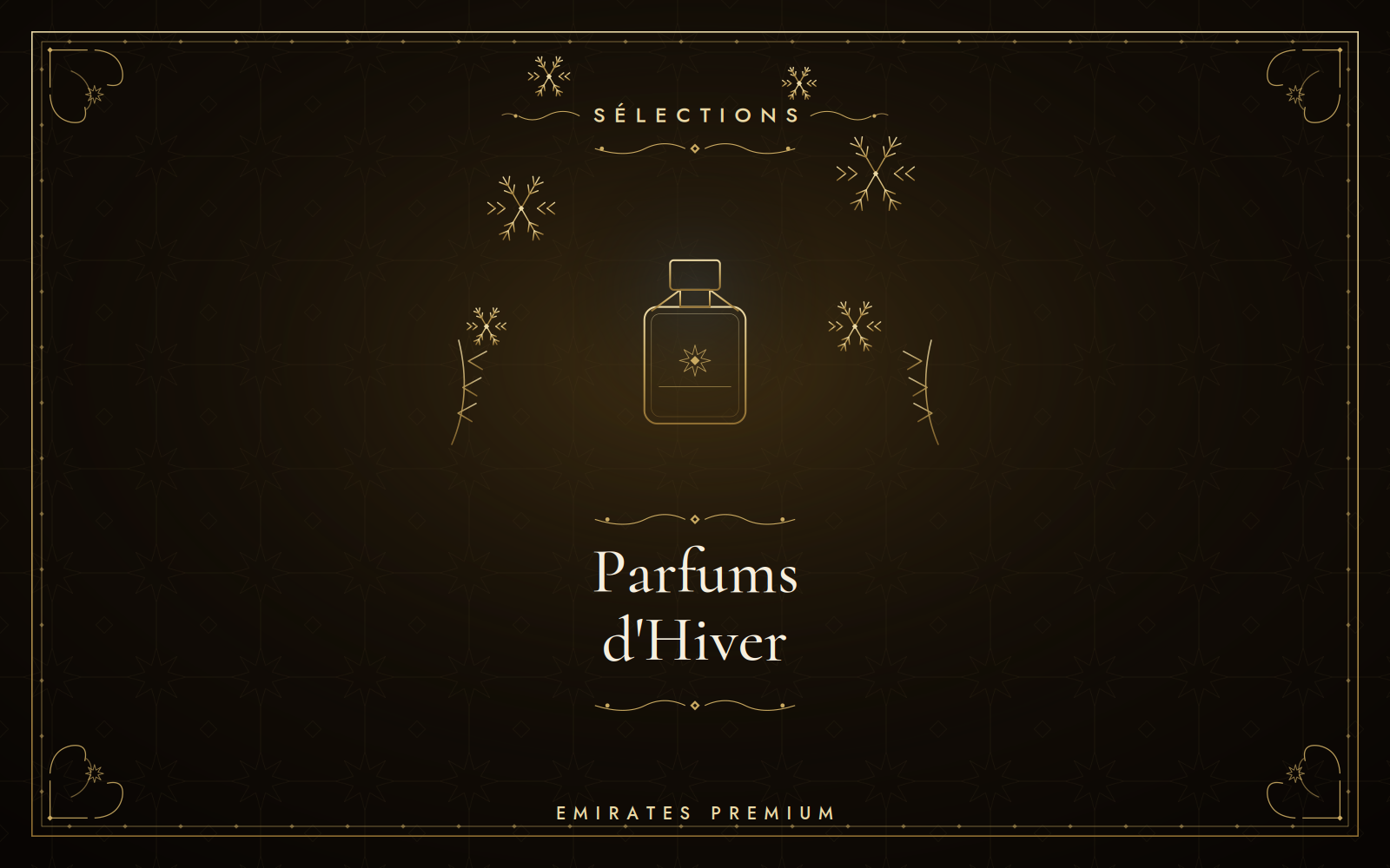 Les meilleurs parfums d'hiver — sélection chaleureuse Emirates Premium