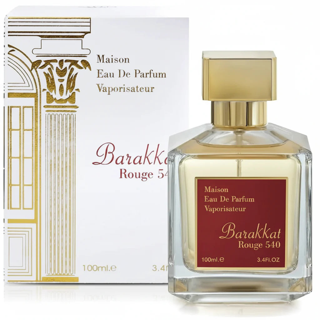 Barakkat Rouge 540 - Fragrance World - Eau de parfum 100ml - packaging