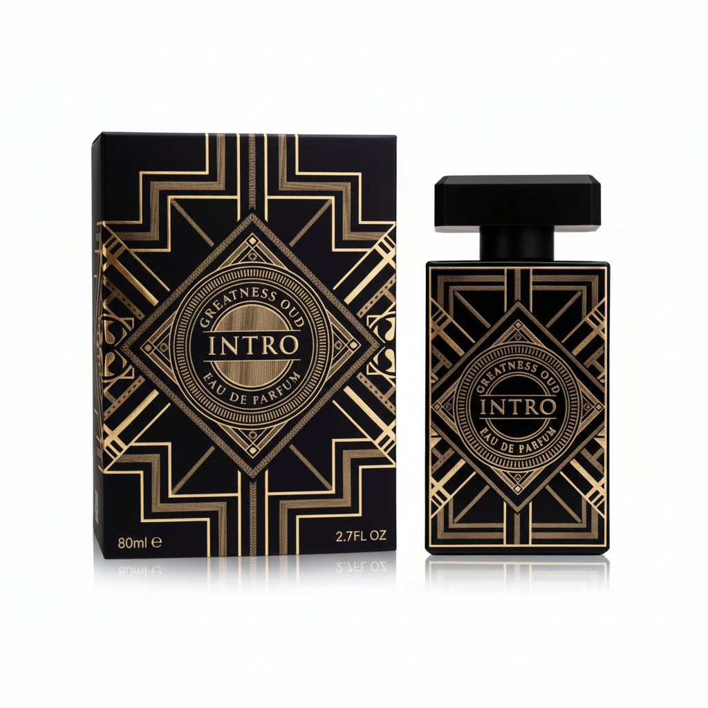 Intro Greatness Oud - Fragrance World - Eau de parfum 100ml - packaging
