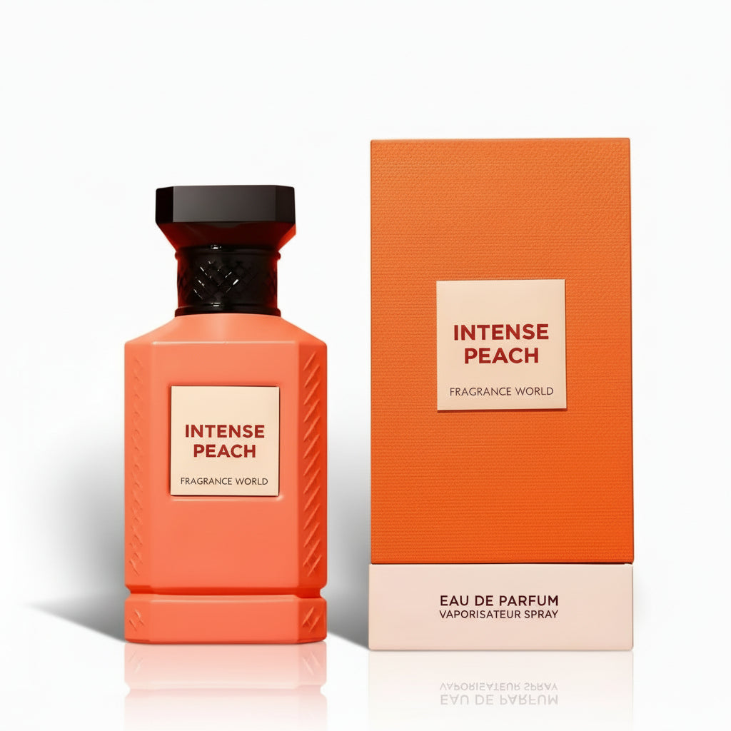 Intense Peach - Fragrance World - Eau de parfum 150ml - packaging