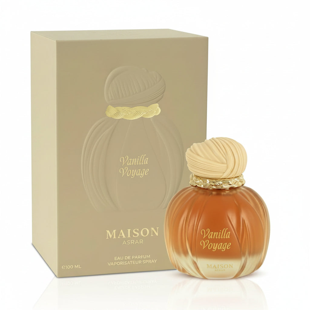 Vanilla Voyage - Maison Asrar - Eau de parfum 100ml - packaging