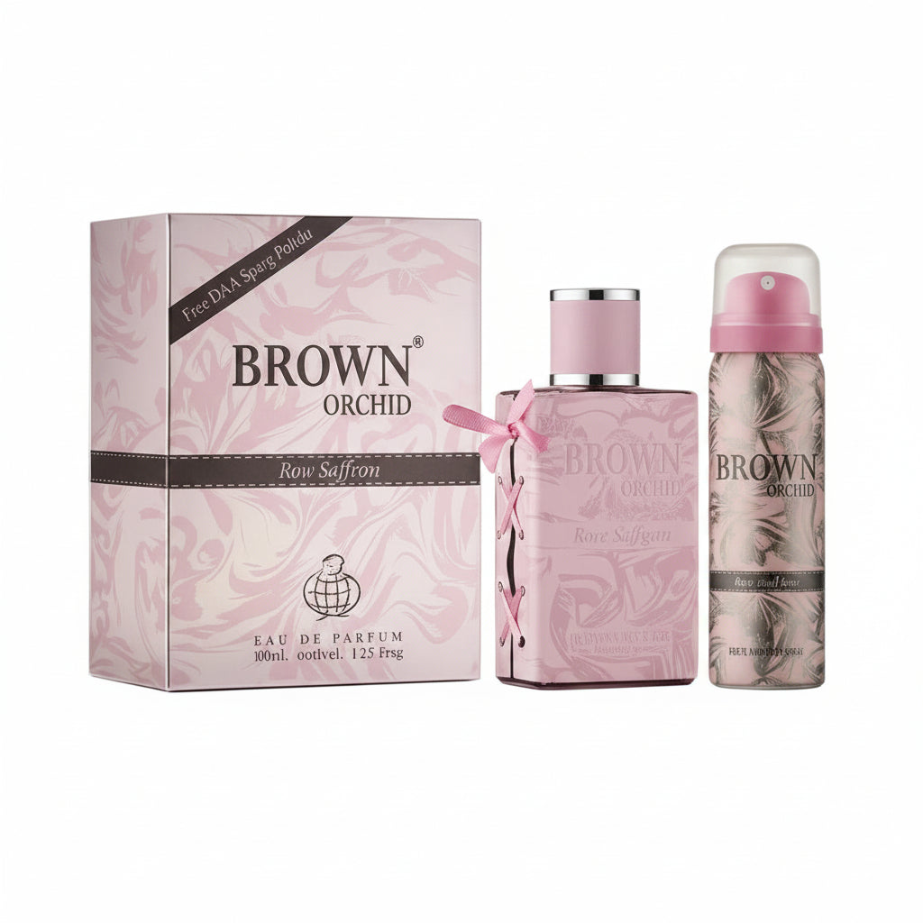 Brown Orchid Rose Edition - Fragrance World - Eau de parfum 100ml - packaging