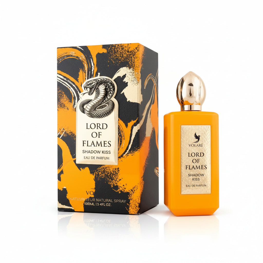 Lord of Flames Shadow Kiss - Volaré - Eau de parfum 100ml - packaging