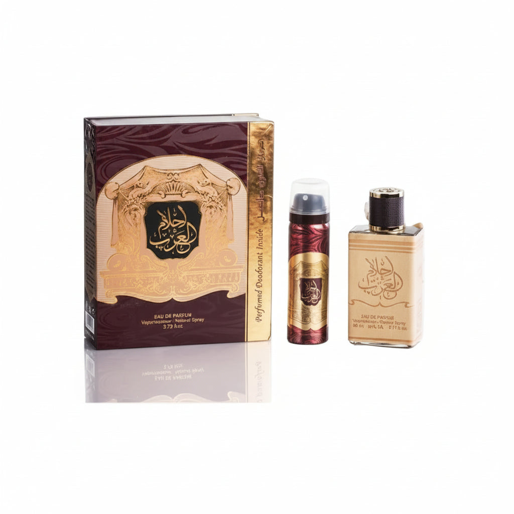 Ahlam Alarab + Déodorant - Ard Al Zaafaran - Eau de parfum 100ml - packaging