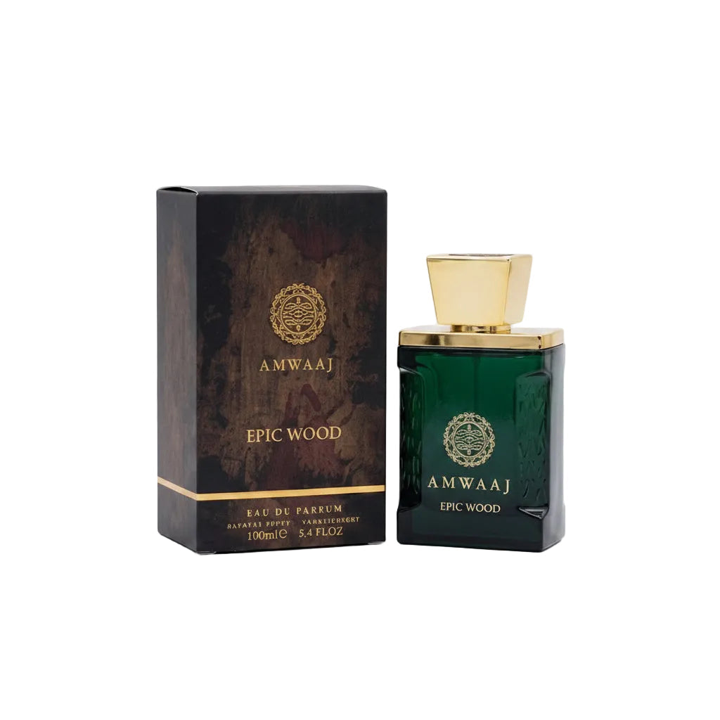 Amwaaj Epic Wood - Fragrance World - Eau de parfum 100ml - packaging