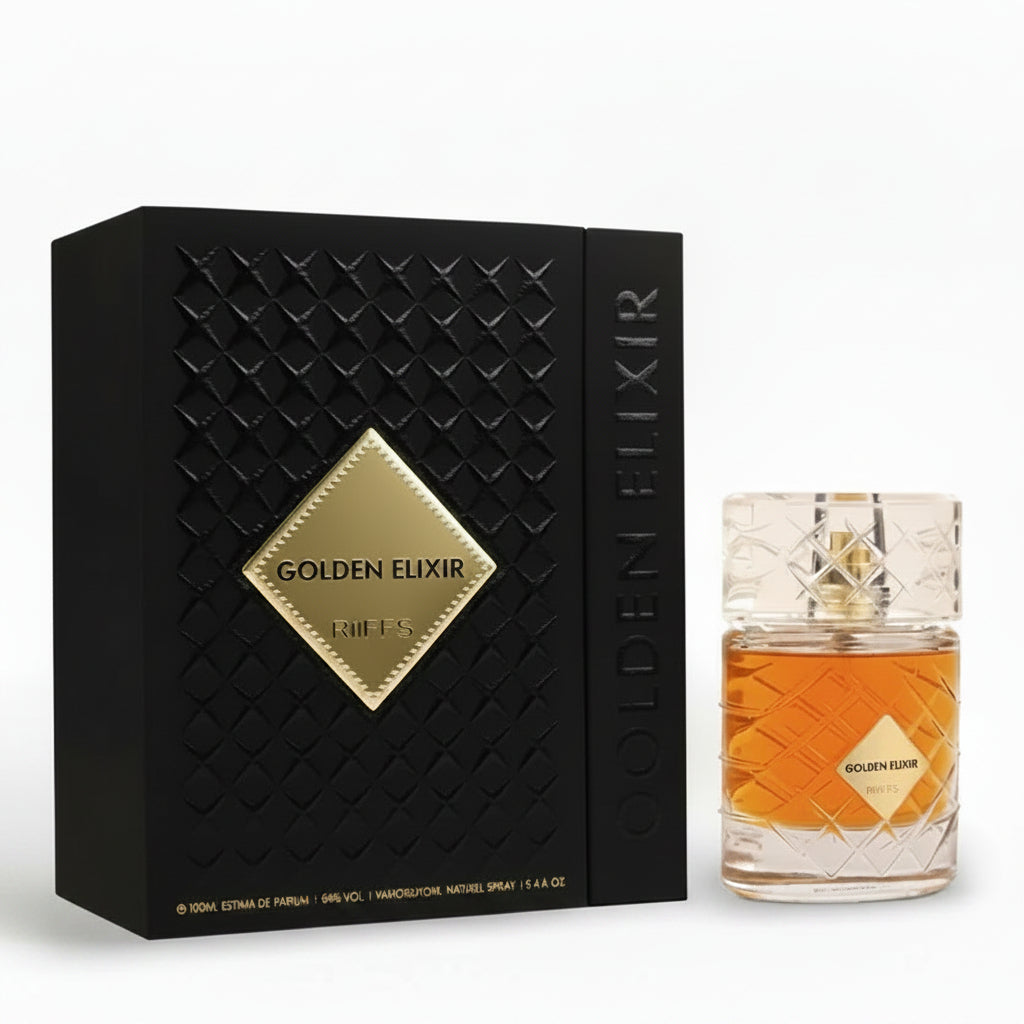 Golden Elixir - Riiffs - Eau de parfum 100ml - packaging