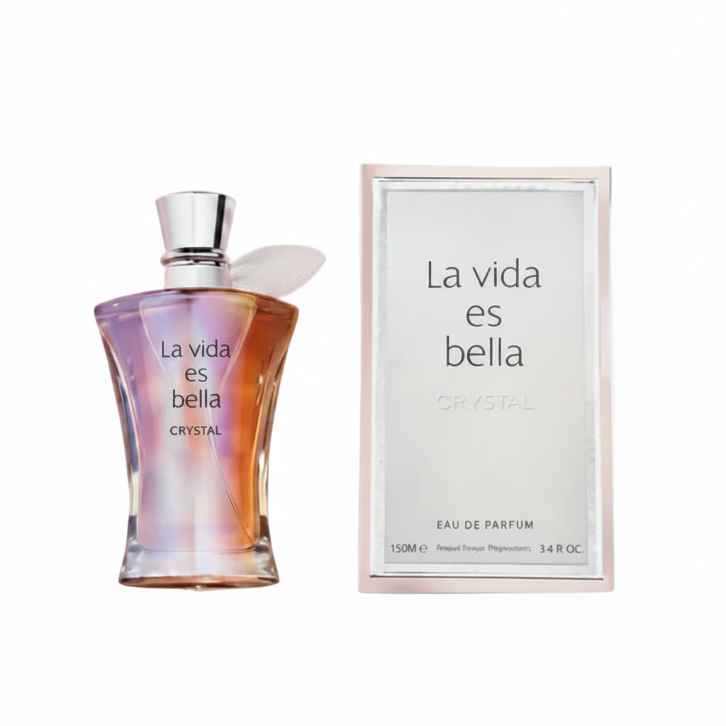 La Vida Es Bella Crystal - Fragrance World - Eau de parfum 100ml - packaging