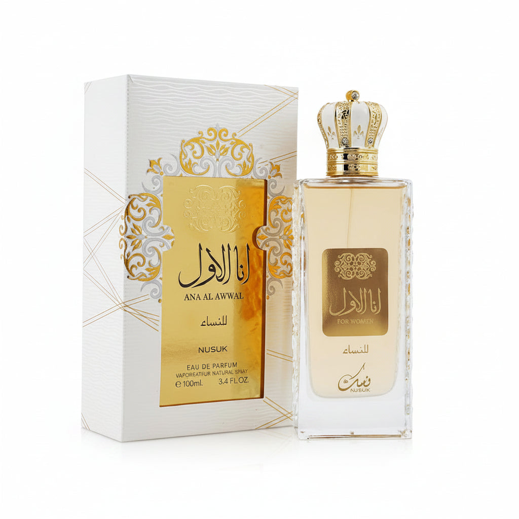 Ana Al Awwal Women Golden - Lattafa Pride - Eau de parfum 100ml - packaging