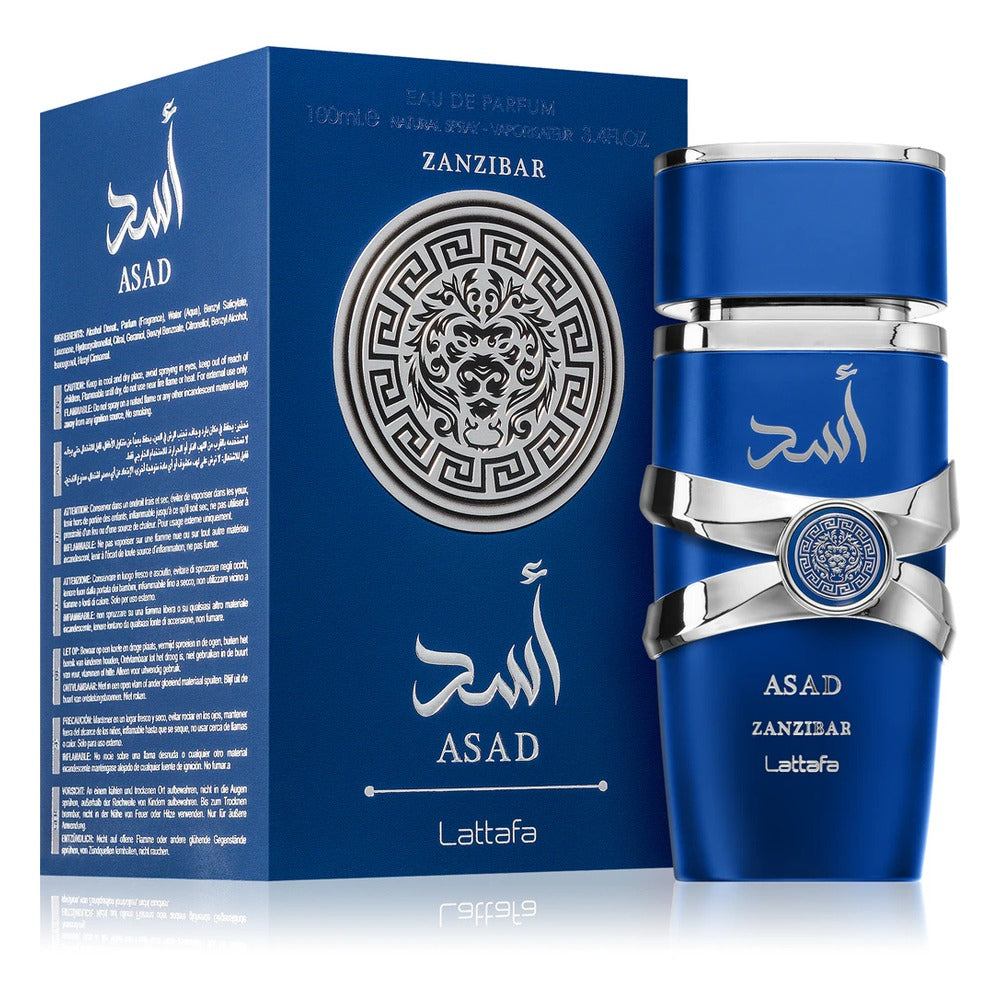 Asad Zanzibar - Lattafa - Eau de parfum 100ml - packaging