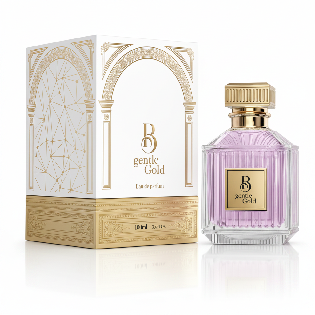 B Gentle Gold - Fragrance World - Eau de parfum 100ml - packaging