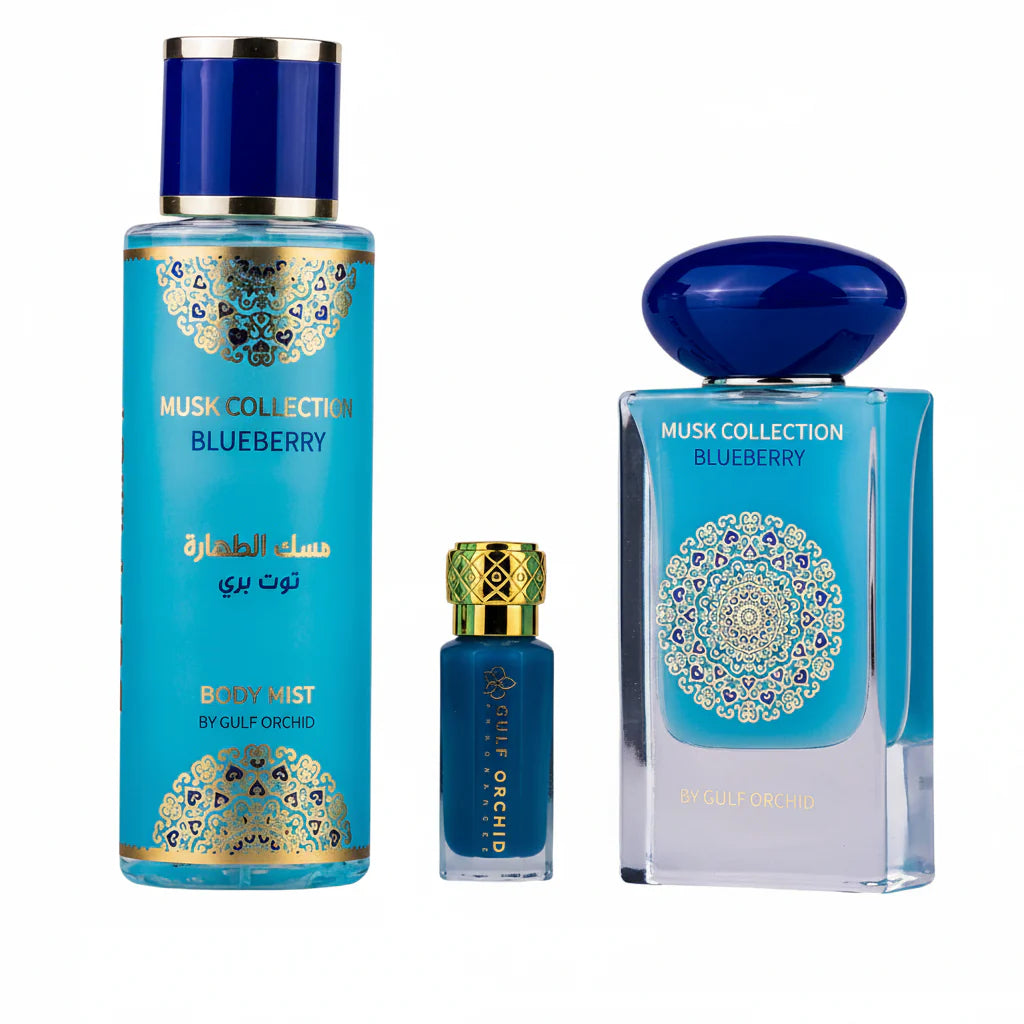 Giftset Musk Collection Blueberry - Gulf Orchid - packaging