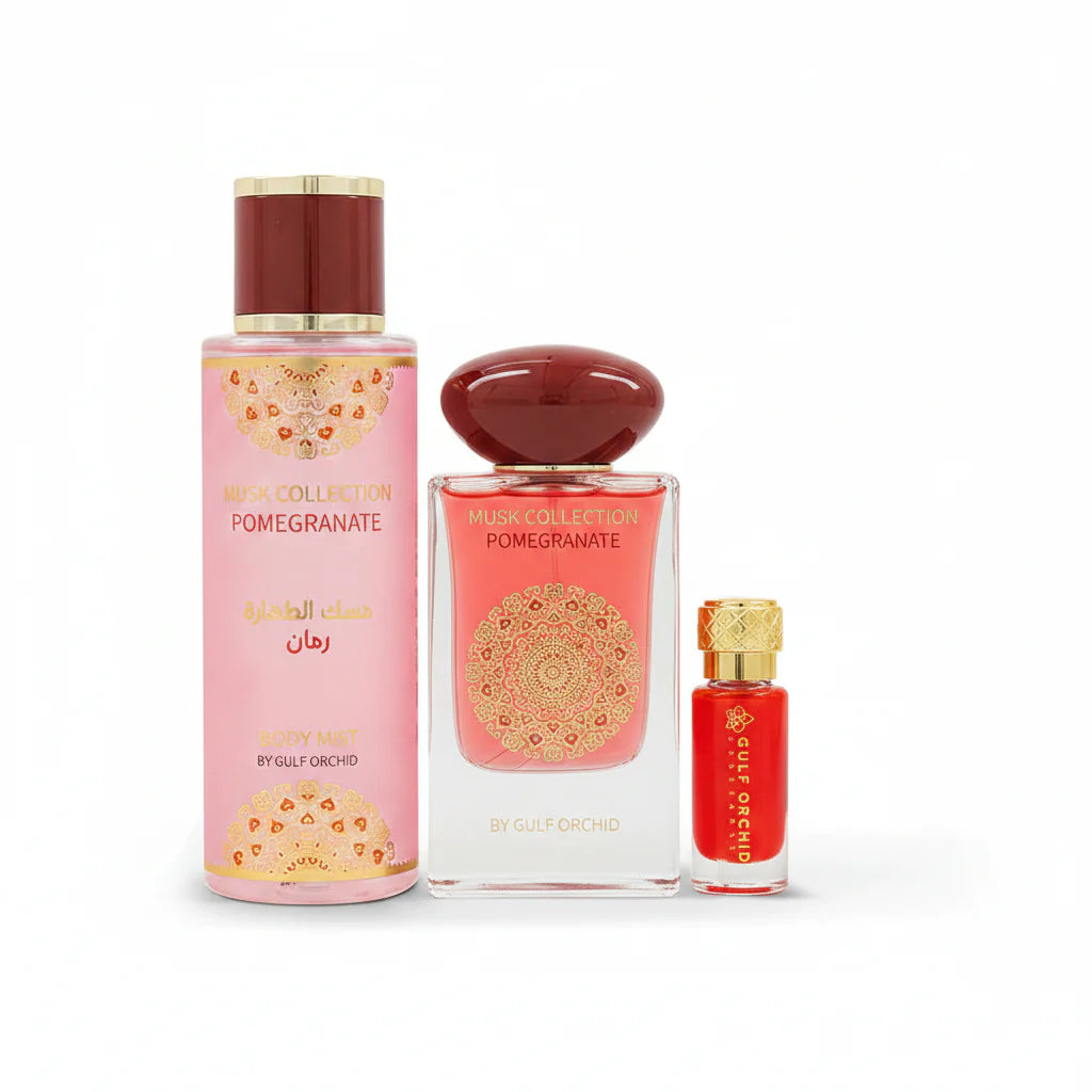 Giftset Musk Collection Pomegrenate - Gulf Orchid - packaging