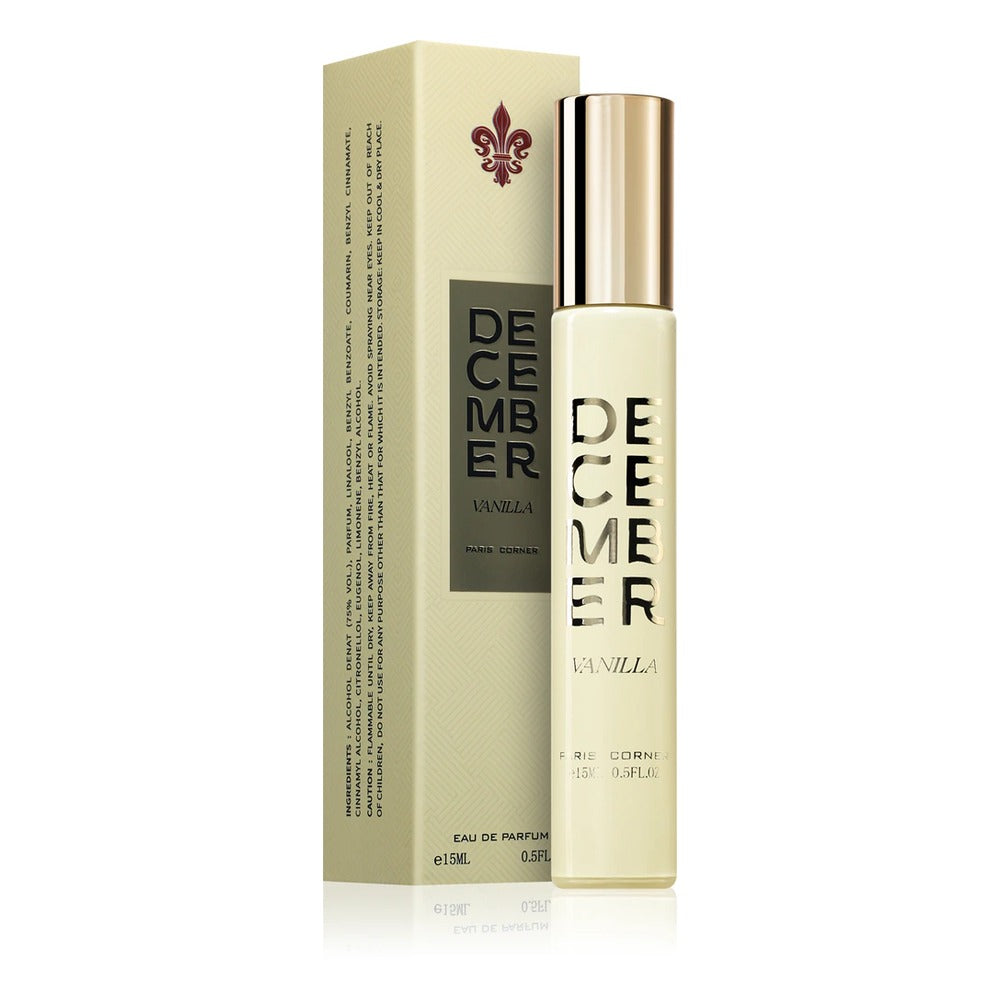 December Vanilla - Paris Corner - Eau de parfum 100ml - packaging