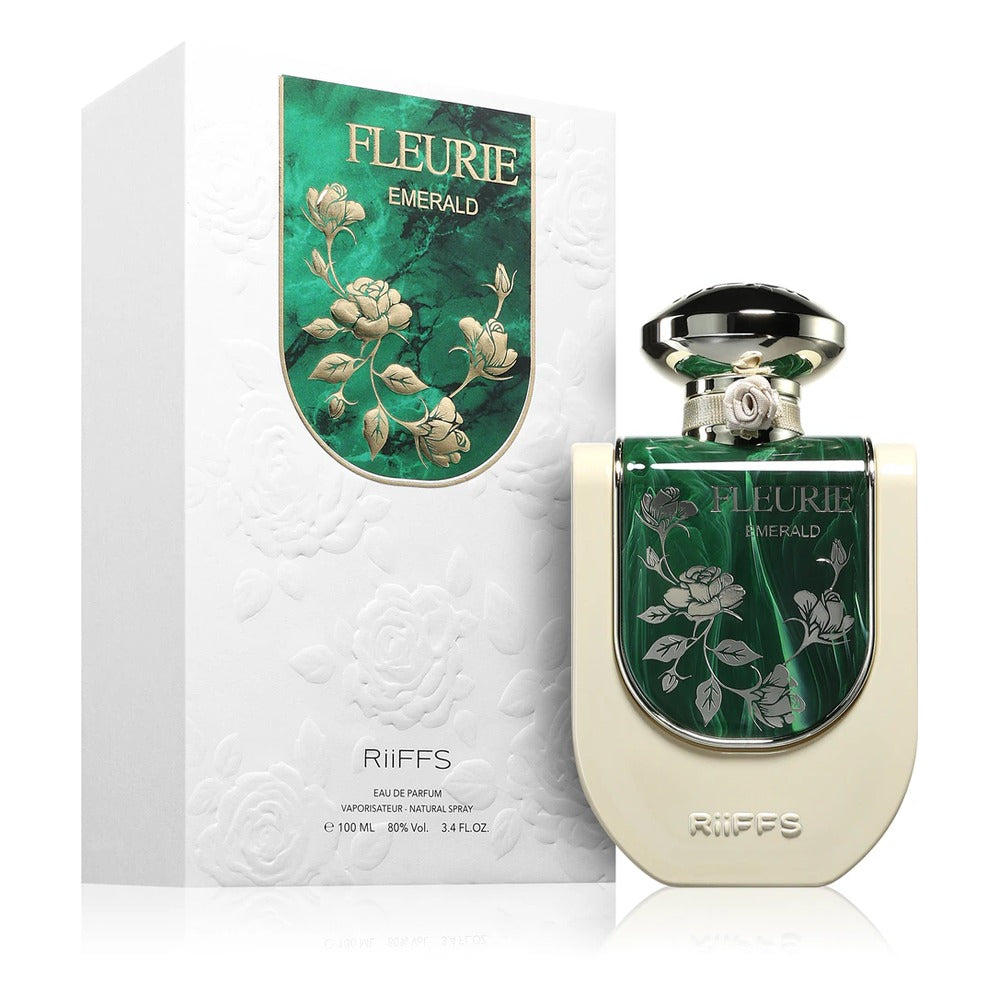Fleurie Emerald Green - Riiffs - Eau de parfum 100ml - packaging