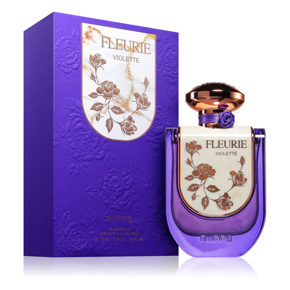 Fleurie Violet - Riiffs - Eau de parfum 100ml - packaging