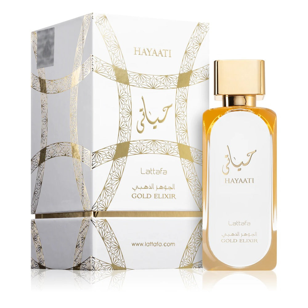 Hayaati Gold Elixir - Lattafa - Eau de parfum 100ml - packaging
