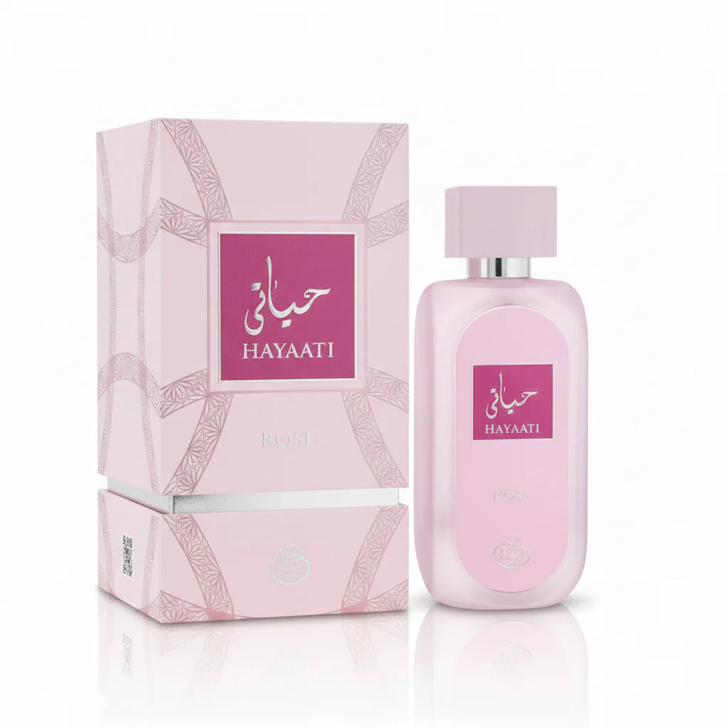 Hayaati Rose - Fragrance World - Eau de parfum 100ml - packaging