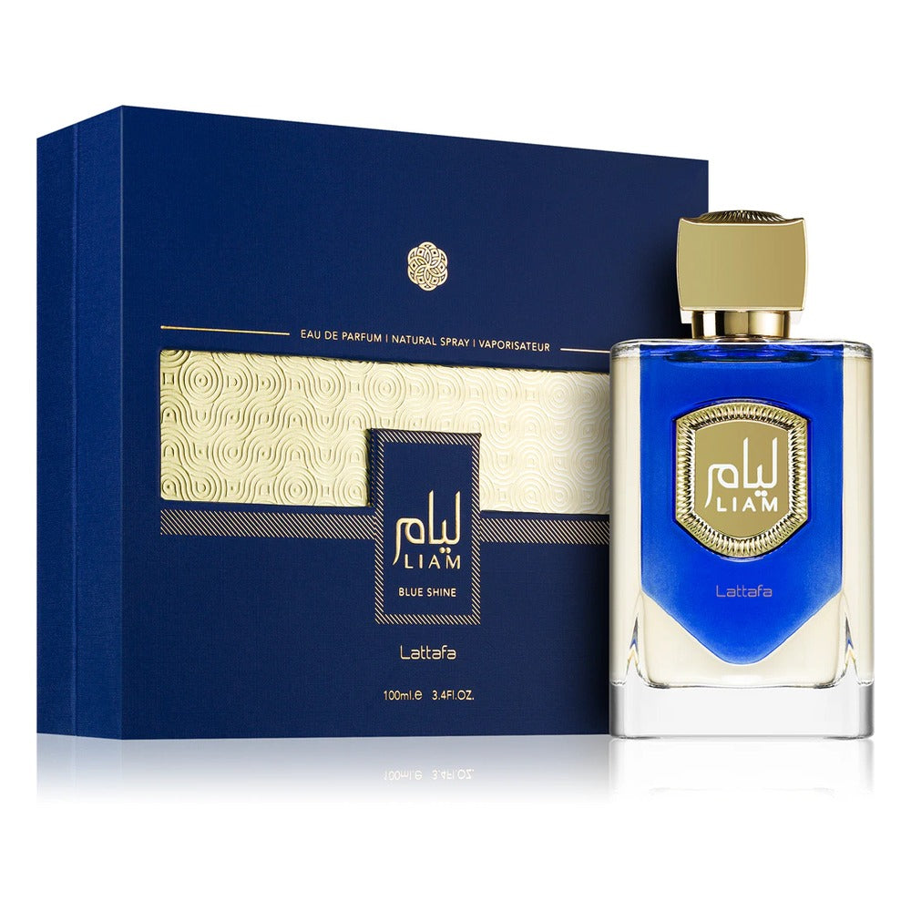 Liam Blue Shine - Lattafa - Eau de parfum 100ml - packaging