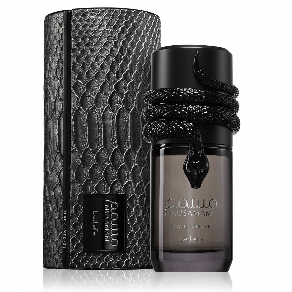 Musamam Black Intense - Lattafa - Eau de parfum 100ml - packaging