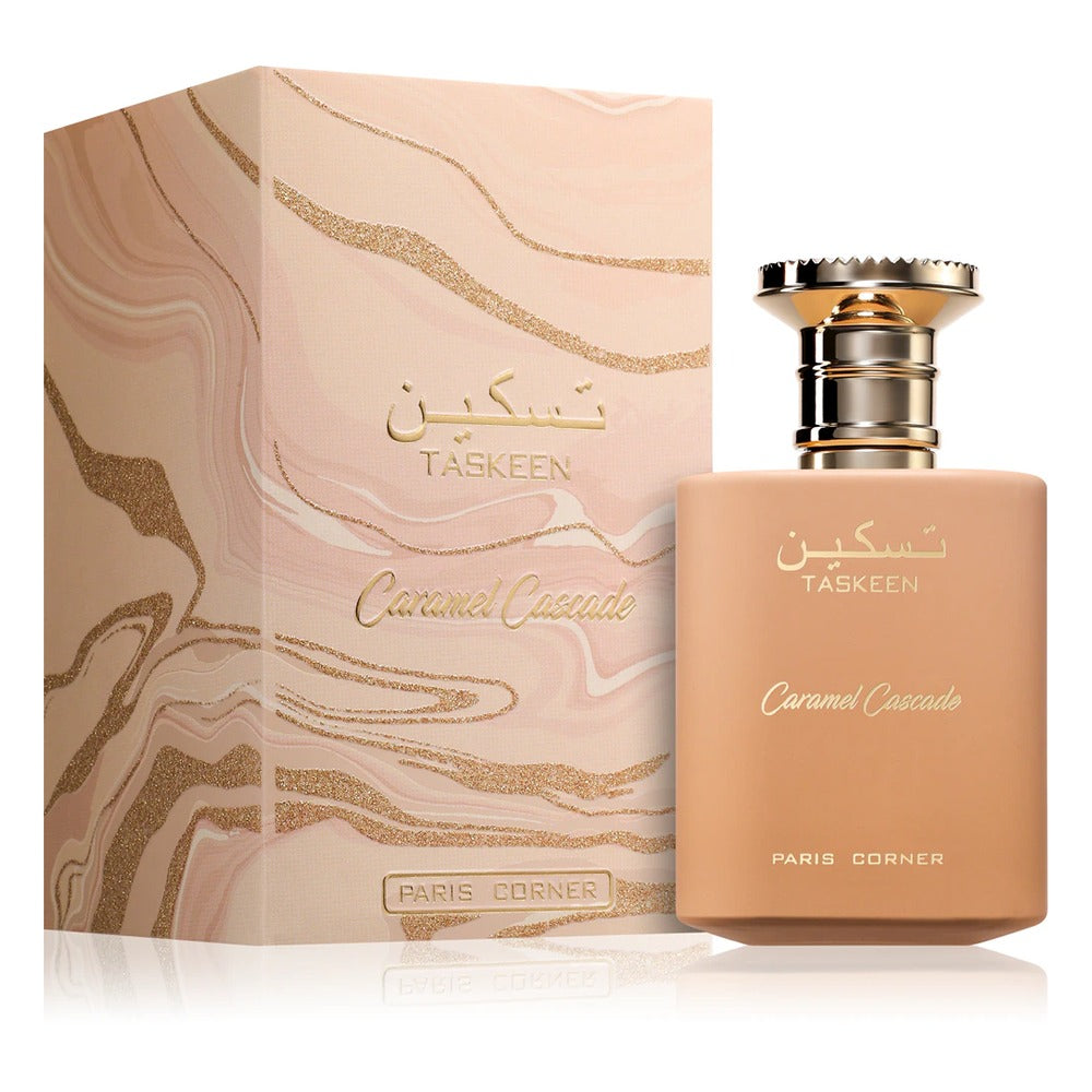 Taskeen Caramel Cascade - Paris Corner - Eau de parfum 100ml - packaging